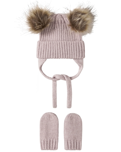 Name It - NBNMora Knit Set - Violet Ice